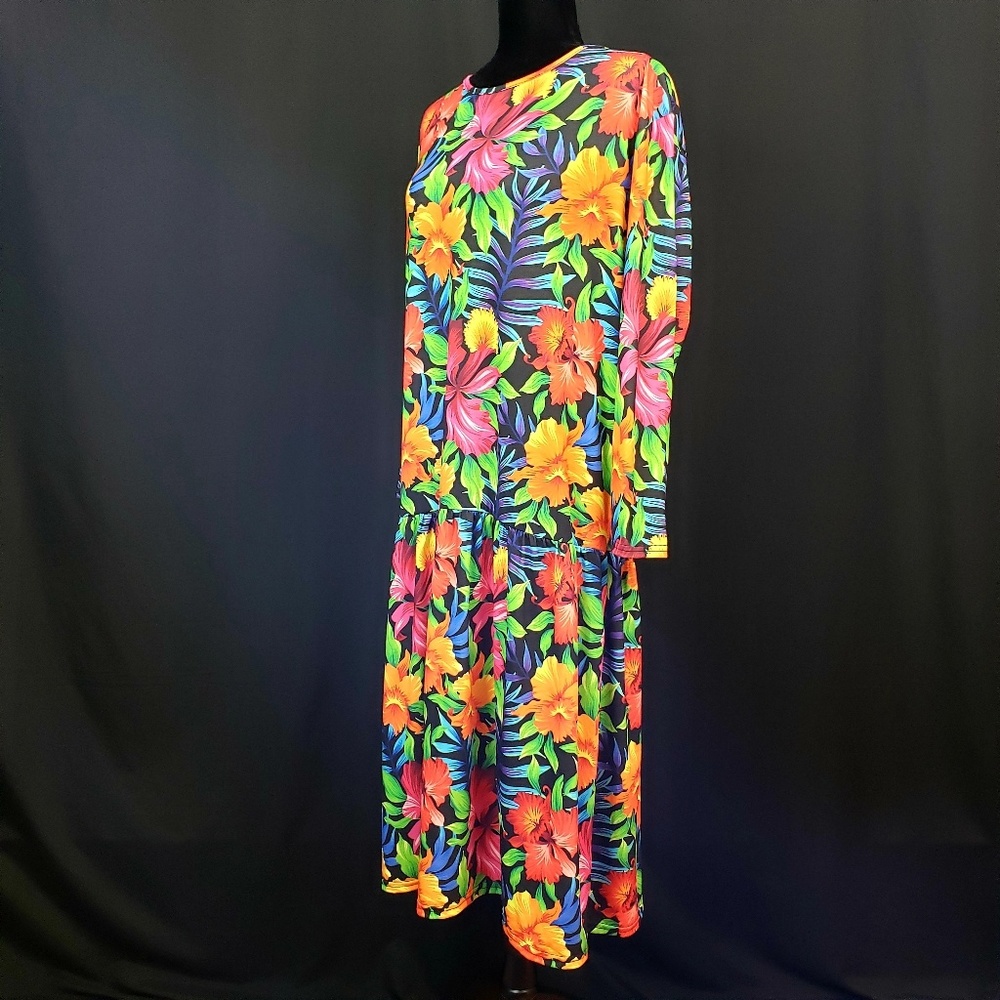 🆕️ 💐🌴 ROKOKO Boho Floral Midi Folk Dress // (NWOT)